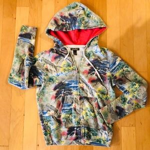 Lucky Brand Hooded zip jacket